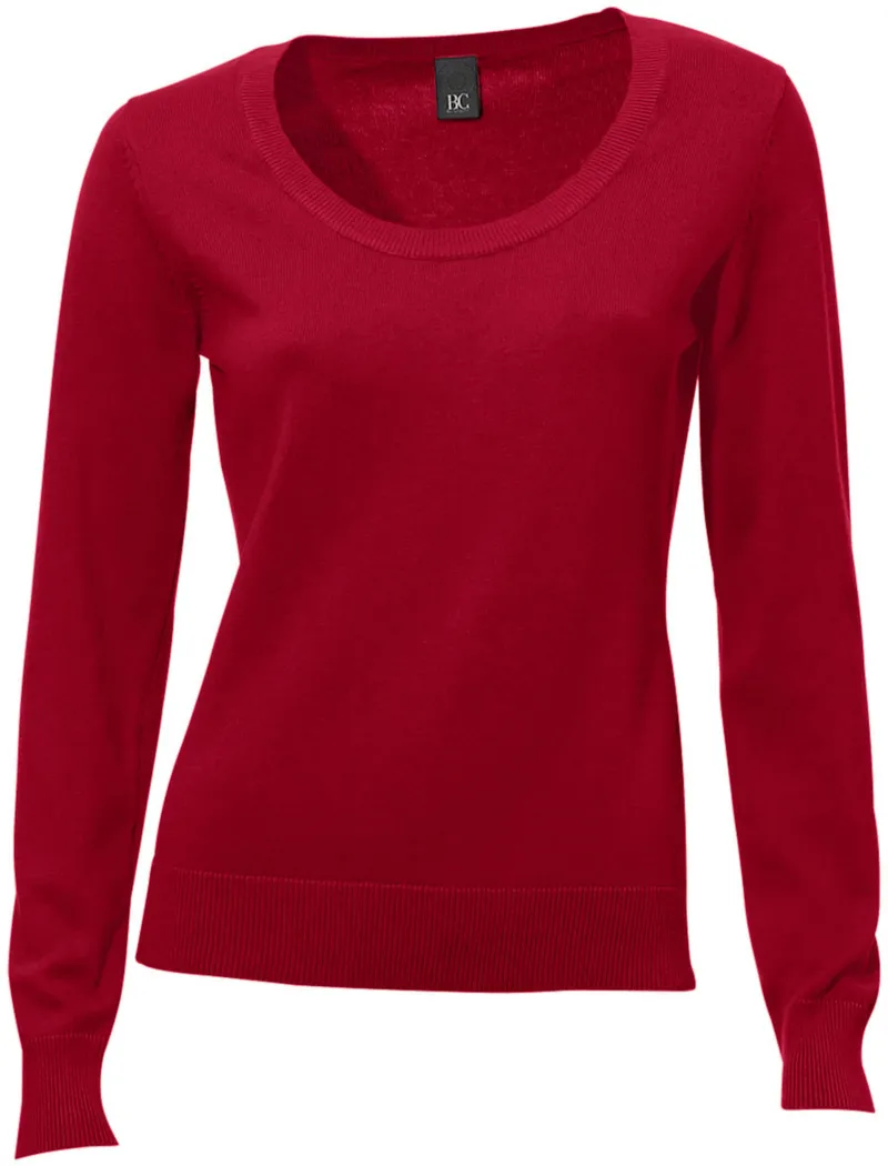 heine Rundhalspullover rot, Rot, – Produktbild 2 von 2
