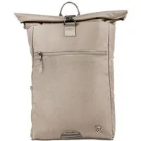 FUCHS & REBELL FUCHS & REBELL PIET Rolltop Rucksack – Stylisch & praktisch mit Rücken-Zipper, Beige, – Produktbild 1 von 1