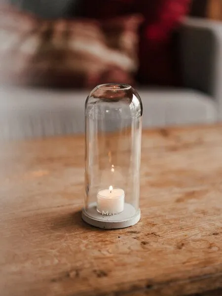 MaBe Windlicht Oh.Ha - Design by MaBe - normale Höhe, Transparent, – Produktbild 2 von 3