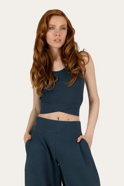 Urban Goddess Urban Goddess Sati Yoga Crop Tank Top, Orion (blau), – Produktbild 1 von 4