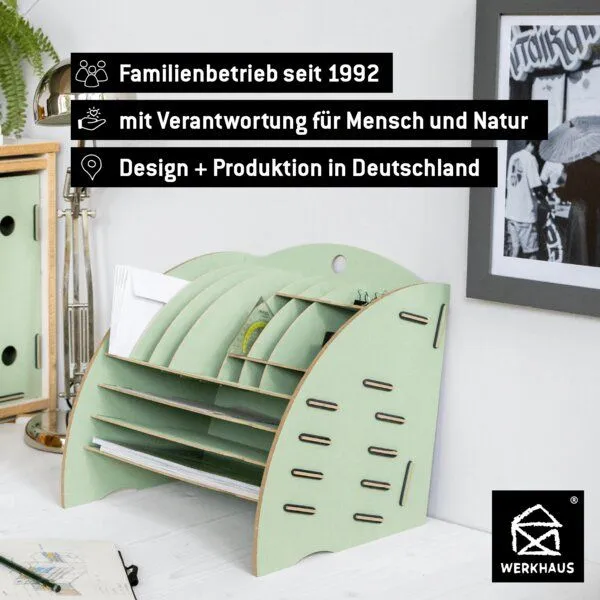 WERKHAUS WERKHAUS Big Organizer, Jadegrün, – Produktbild 2 von 6