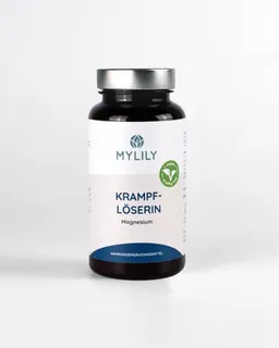 MYLILY MYLILY Krampflöserin - Magnesium & Vitamin B6 - 90 Kapseln - vegan, hochdosiert, natürlich – Produktbild 1 von 1
