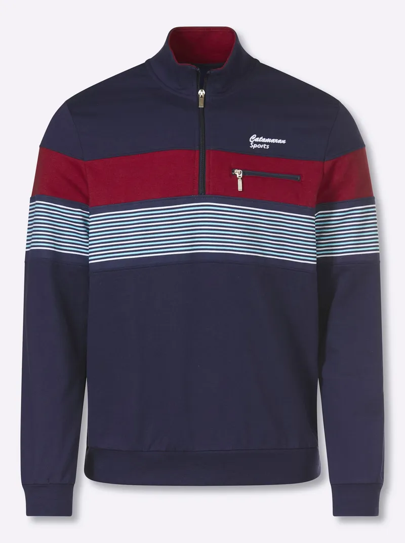 Catamaran Sports Sweatshirt marine, Marine, – Produktbild 1 von 2