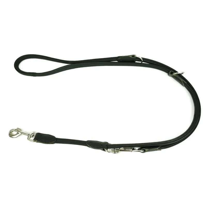 Hunter Hunter Verstellbare Führleine Round & Soft Breda schwarz S-L, Schwarz, – Produktbild 1 von 2