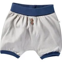 HANS NATUR Pumphose Baby kurz Bio-Baumwolle beige-blau Gr.50/56 – Produktbild 1 von 1