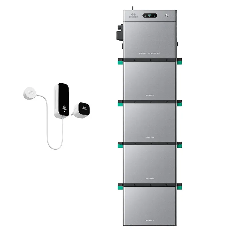 Zendure Deutschland Zendure Deutschland Zendure SolarFlow 2400 AC+ | AC-gekoppelter Speicher für Bestands-PV, SolarFlow 2400 AC+ + Smart Meter D0 (2.4 kWh) / 4*AB3000L (11.52 kWh) – Produktbild 1 von 1