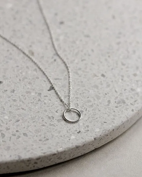 lille mus lille mus Kette 'Ring' 925 Silber, Silber, – Produktbild 1 von 3