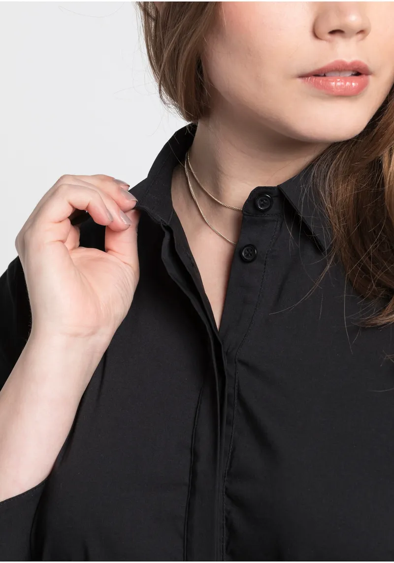 sheego Tunika schwarz, Schwarz, – Produktbild 3 von 3