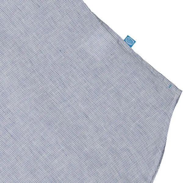 Panareha Panareha SAMUI Gestreiftes Leinen Popover Hemd, Grau, – Produktbild 3 von 3