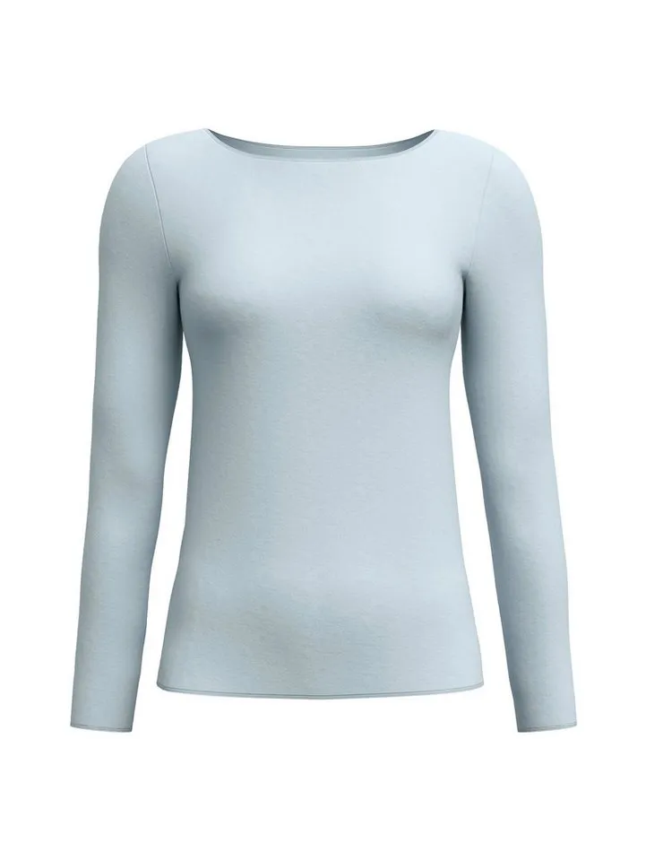 CALIDA CALIDA Unterziehshirt Second Skin Damen (1-St) seidig weich, elastisch und angenehm leicht, Blau, – Produktbild 2 von 5