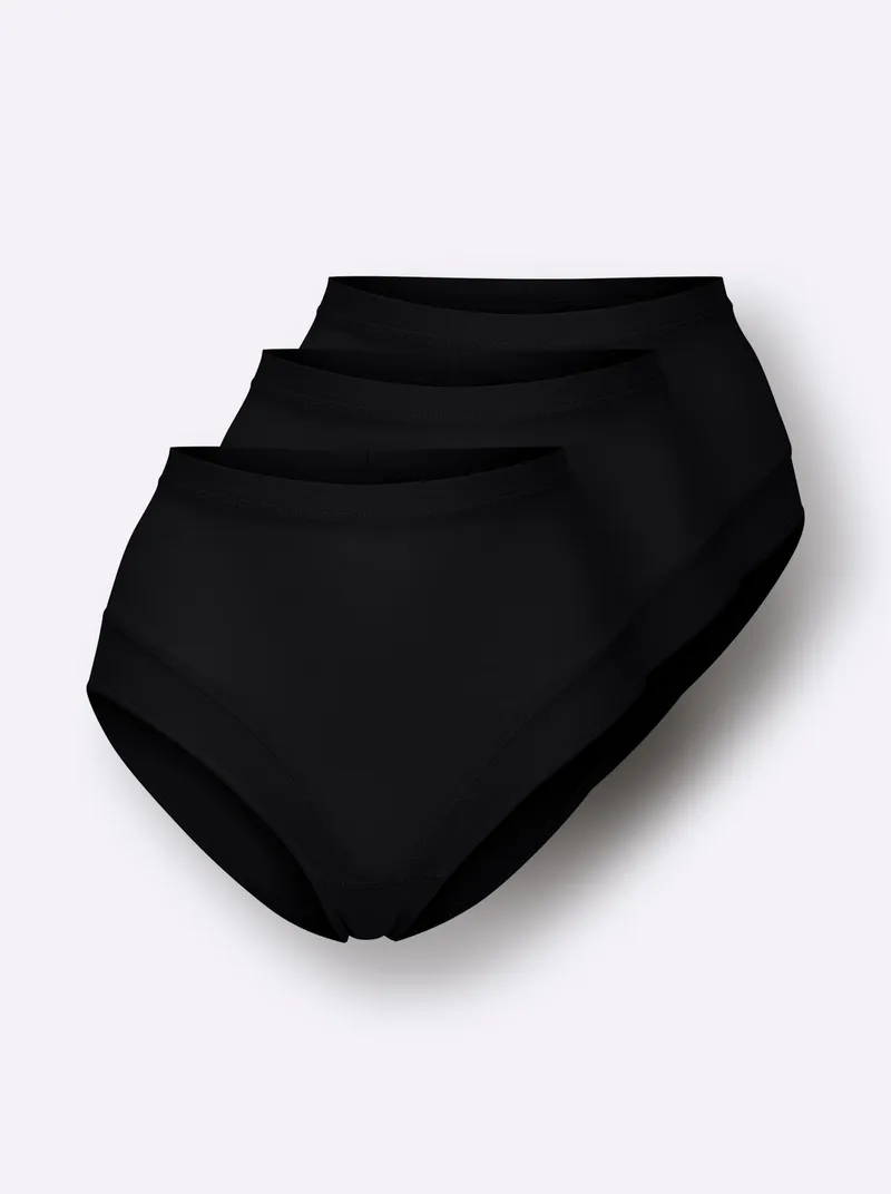 wäschepur Taillenslip schwarz, Schwarz, – Produktbild 2 von 2