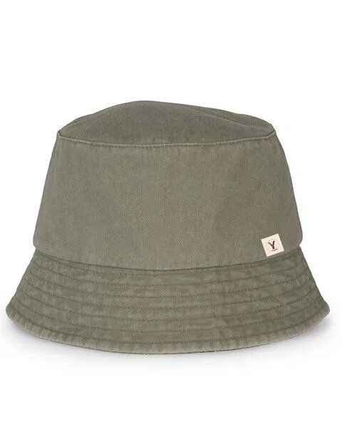 YTWOO YTWOO Fischerhut mit Washed Optik | Bucket Hat aus 100% Bio Baumwolle, Khaki, – Produktbild 1 von 3