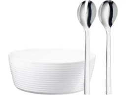WMF WMF 3-teiliges Salat-Set "Nuova", weiß/silber – Produktbild 1 von 1