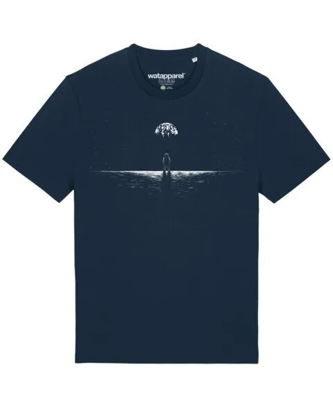 watapparel watapparel T-Shirt Lost in space, French navy, – Produktbild 1 von 3