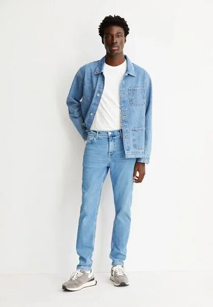 ARMEDANGELS ARMEDANGELS AARJO TARPA Herren Tapered Jeans recycelter Baumwoll Mix Comfort Stretch, Cloud, – Produktbild 3 von 3
