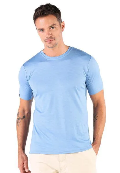 Woolona Woolona Merino T-Shirt - NOTUS - 100% Merinowolle, Hellblau, – Produktbild 2 von 2