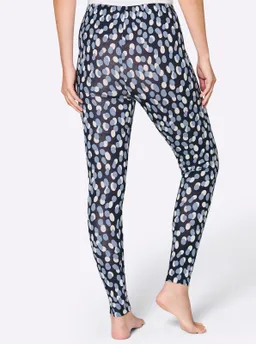 feel good Leggings marine-bleu-bedruckt – Produktbild 1 von 1