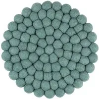 myfelt myfelt Filzkugel Topfuntersetzer (⌀ 20 cm), Aqua (taro), – Produktbild 1 von 1