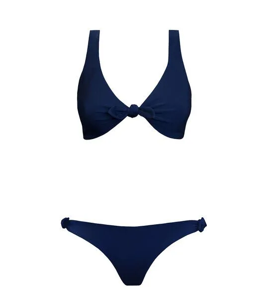 Anekdot Anekdot Bikini Set Line Top + Line Slip, Navy (blue), – Produktbild 1 von 2