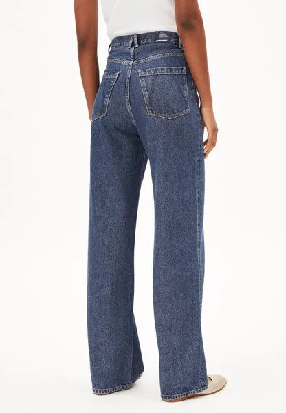 ARMEDANGELS ARMEDANGELS ENIJAA FLOW Damen Wide Jeans TENCEL Lyocell Mix, Blue, – Produktbild 2 von 4
