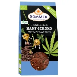 Sommer Sommer Hanf-Schoko-Dinkelkekse mit Macawurzel – Produktbild 2 von 2