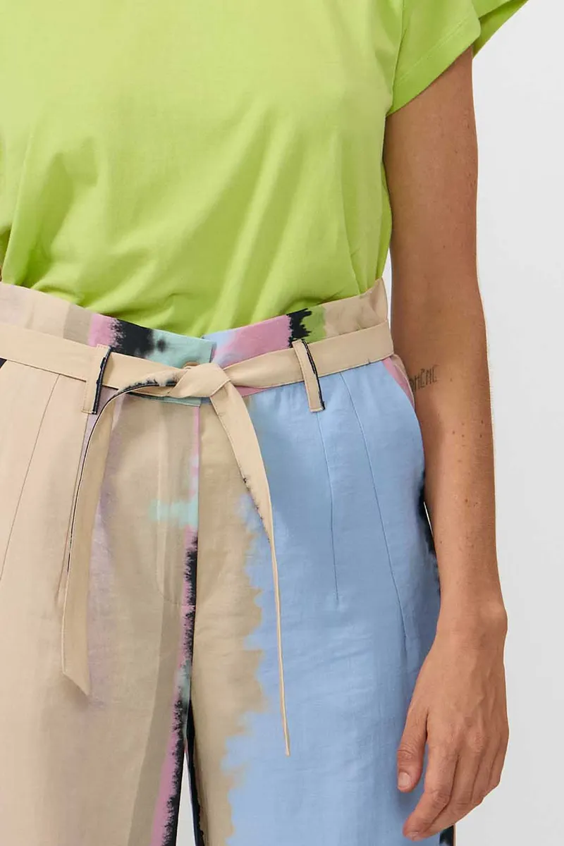 SUITE13LAB SUITE13LAB Damen vegan Hose Eo Print Ones Multicolour, Beige, – Produktbild 1 von 2