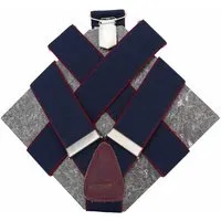 klYmp klYmp Hosenträger 'basic' uni streifen, Marineblau, – Produktbild 1 von 1