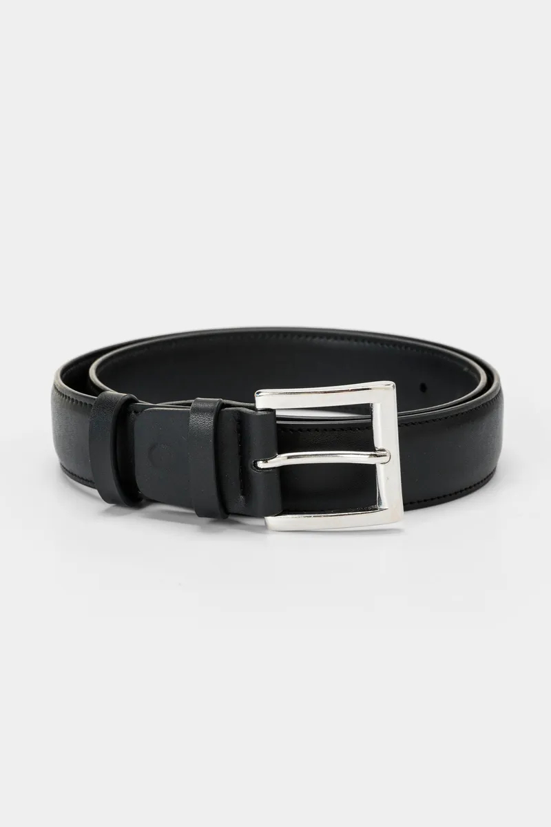 Solari Milano Solari Milano Herren vegan Gürtel Klassisch Schwarz, Schwarz, – Produktbild 2 von 2