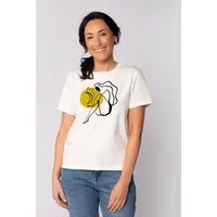 watapparel watapparel T-Shirt Frauen Self love, Off white, – Produktbild 1 von 1