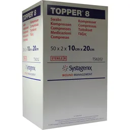 Solventum Germany TOPPER 8 Kompr.10x20 cm steril 50X2 St Kompressen – Produktbild 1 von 1