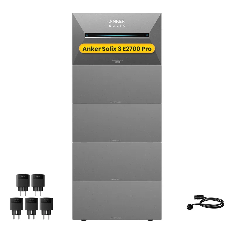 Anker Anker SOLIX Solarbank 3 E2700 Pro All-in-One Speicher für Balkonkraftwerk, by Powerness - 13.5kWh / 5 x Smart Plug / Selbstabholung – Produktbild 1 von 1