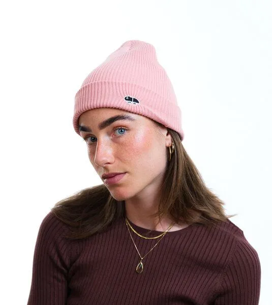 Gary Mash GARY MASH Mütze Roland aus feinem Rippstrick, Rosa, – Produktbild 2 von 4