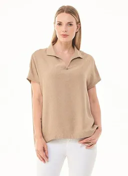 ORGANICATION ORGANICATION Bluse aus LENZING ECOVERO und Leinen – Produktbild 1 von 1