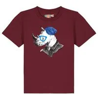 watabout kids watabout.kids T-Shirt Kinder Nashorn, Burgundy, – Produktbild 1 von 1