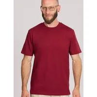 Life Tree Life-Tree Fairwear Organic Basic Shirt Men Burgundy / Ocre / Desert Dust beige, Burgund, – Produktbild 1 von 1