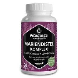 vitamaze Mariendistel Komplex Artischocke+Löwenzahn veg.Kps – Produktbild 1 von 1