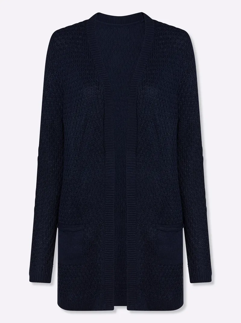 Witt Longstrickjacke, Marine, – Produktbild 1 von 2
