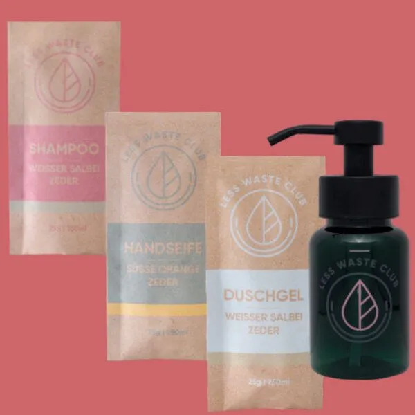 Less Waste Club Geschenkset Körperpflege "Less Waste Club" in Pulverform – Produktbild 1 von 2