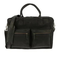 MoreThanHip MoreThanHip Arbeitstasche mit 15,6"-Laptopfach aus mattem Vintage-Öko-Leder - Sycamore – Produktbild 1 von 1