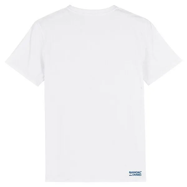 Spangeltangel Spangeltangel T-Shirt "Anker", Männershirt, Herrenshirt, bedruckt, T-Shirt, Biobaumwolle, Weiß, – Produktbild 3 von 4