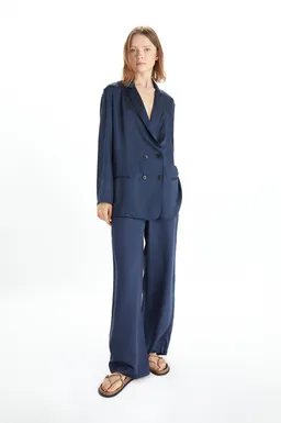 Neu Nomads Neu Nomads Damen vegan Hose Carina Palazzo Mitternachtsblau – Produktbild 1 von 1
