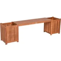 Pflanzbank "VANDA" B 150 x T 30 x H 40 cm, Akazie geölt, – Produktbild 1 von 1