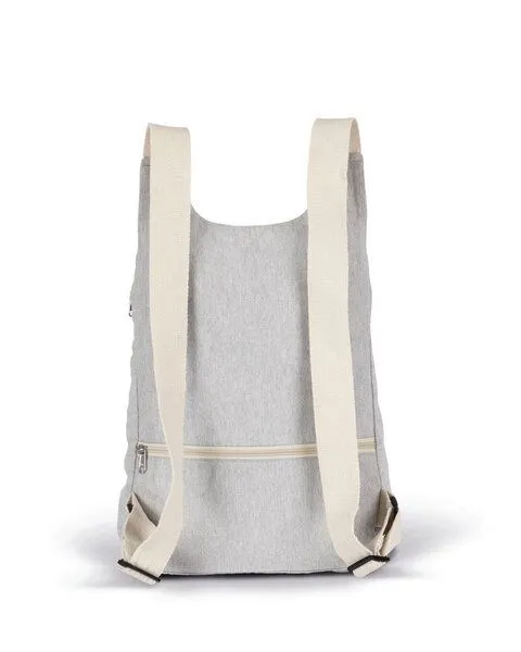 YTWOO YTWOO Recycelter Rucksack Tasche auf der Rückseite, Grau/beige, – Produktbild 3 von 4