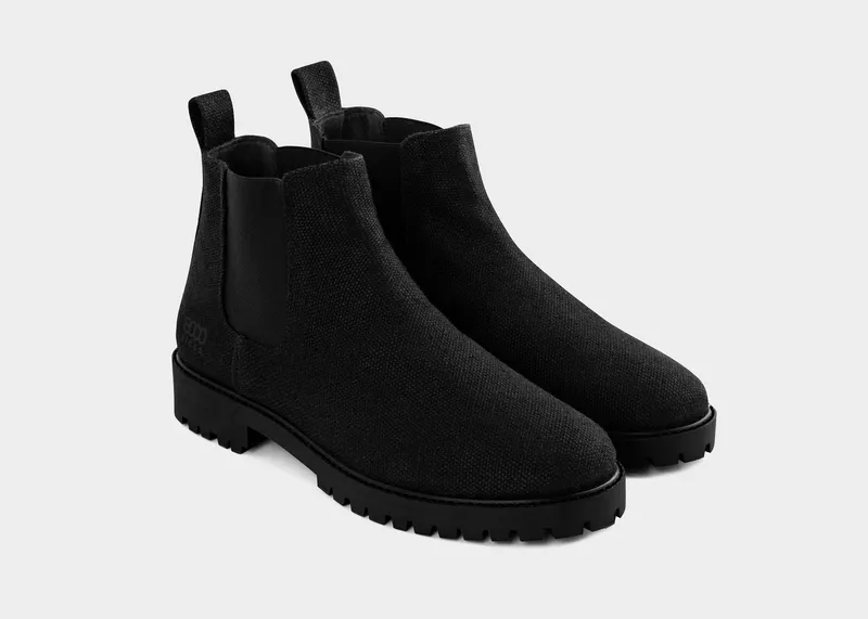 8000kicks EU 8000kicks EU Herren vegan Stiefel The Crossover Hanf, Schwarz, – Produktbild 2 von 2