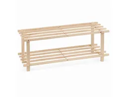 Testrut Testrut Schuhregal Schuhregal, Holz, 2 Ebenen, 1-tlg. – Produktbild 1 von 1