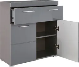 welltime Unterschrank Avena Badezimmerschrank mit 1 großen Schubkasten und 2 Türen - 73/31/79 cm – Produktbild 1 von 1