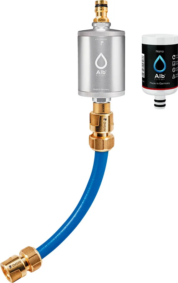 Alb Filter Alb Filter MOBIL Nano Trinkwasserfilter - Mit GEKA Anschluss, Silber, – Produktbild 2 von 2