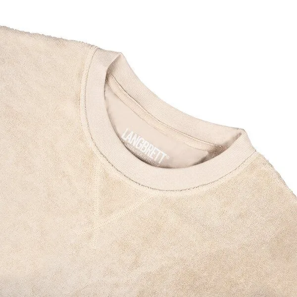 LANGBRETT LANGBRETT Frottee Sweater Männer, Ecru (natur), – Produktbild 2 von 4