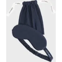 Yumeko Schlafmaske Jersey “Yumeko” aus Bio-Baumwolle, Midnight blue, – Produktbild 1 von 1