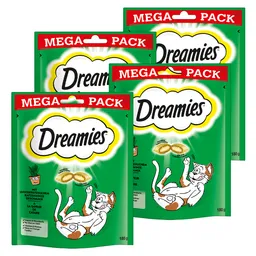 Dreamies DREAMIES Portionsbeutel Mega Pack mit Katzenminze Geschmack 180g – Produktbild 1 von 1